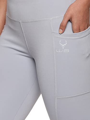 Image of High Waist Slim Fit Gym Workout Tights Yoga Pants Leggings with Pocket for Women