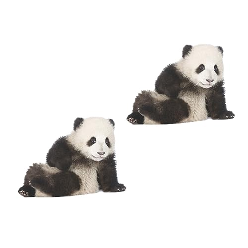 DOITOOL Adesivi Murali Autoadesivi Set Di 2 Adorabili Adesivi Panda Per La Cameretta Di Ragazzi E Ragazze