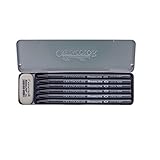 CRETACOLOR Pocket Set, Urban Sketching, Set di caratteri monolite grafite, 7 pezzi, monolite grafite, grigio, diversi gradi di durezza, ideale come regalo