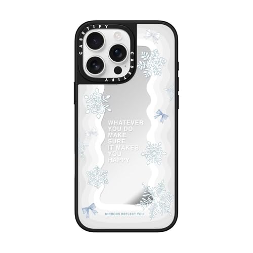 CASETiFY ~[ MagSafeΉ iPhone 16 Pro Max P[X [ː / 1.5m̗NA (MILKi1{) / CX[dMagsafeΉ] - First Snow - Vo[ (ubN