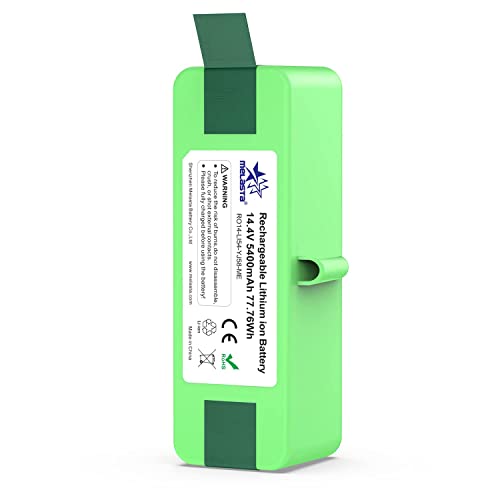 14.4V 5400mAh Li-ion Batteria di Ricambio Compatibile con iRobot Roomba 900 Series 980 981 985 970 960 961 964 Batterie per Aspirapolvere Adatto solo alla serie 900