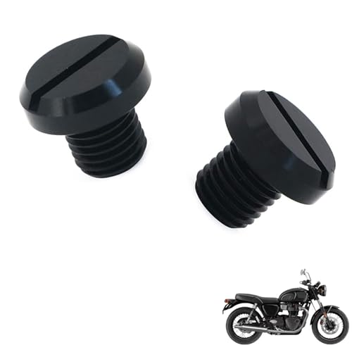 generisch 2PCS motorrad spiegel stopfen kompatibel mit Triumph Bonneville T100 Slogan-Paisley,Motorcycle rearview mirror blind plug tuning zubehör