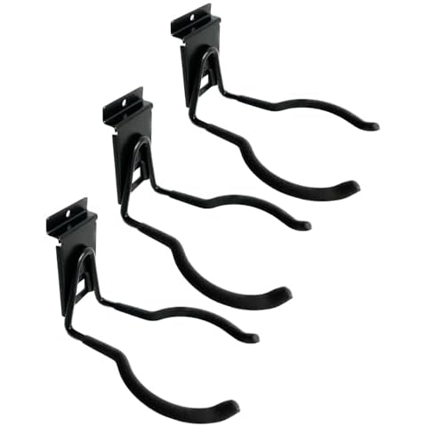 ATOOLA Power Tool Organizer for Slatwall, Garage Hooks for Hanging Yard Tools, Anti-Slip Weedeater Rack and Trimmer Holder, Versatile Slat Wall Drill Holder, 620 Series Slatwall Hooks Cover