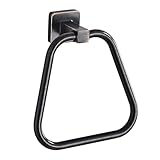 Oil Rubbed Bronze Towel Ring for Bathroom, Kitchen Bath Towel Holder Hangers Wall Mount Heavy Duty Stainless Steel
