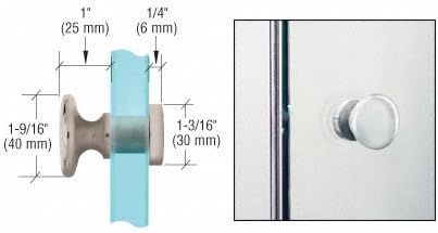 CRL Brushed Nickel Traditional Style Single-Sided Door Knob