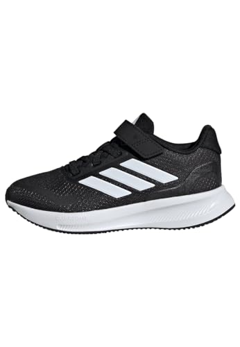 adidas RUNFALCON 5 Shoes Kids Laufschuhe, Core Black/Cloud White/Cloud White, 31 EU