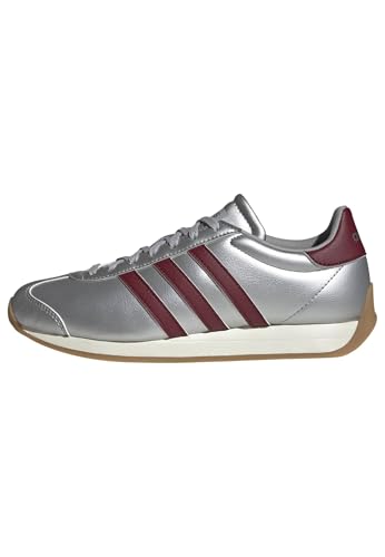 adidas Femme RUNVISTA Shoes, Silver met./Shadow Red/Off White, 40 EU