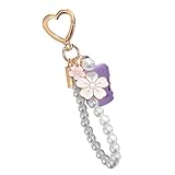 Heoscus Clip on Lippenbalsam Schlüsselanhänger Abdeckung Mit Perlen Kreativer Schlüsselanhänger Sichere Befestigung Für Schlüssel Und Taschen Clip on Lippenbalsam Zubehör Für Schlüssel