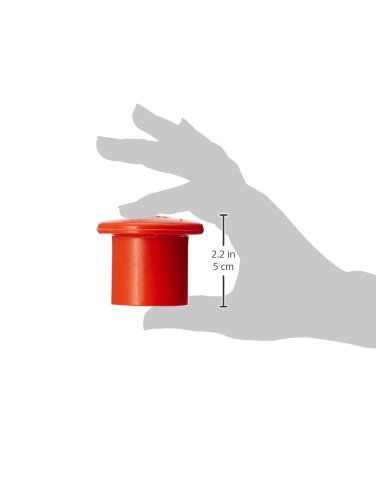 Image of Plastic Rebar Cap Ak-Rc20 Polymer, Pack Of 50, Orange