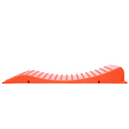 Homeon Wheels Tire Saver Ramps Anti-Slip Pads Design, Car Tire Wheel Ramps for Flat Spot and Flat Tire Prevention, Tire Savers for Storage, Carrying Bag, Easy to Store 4 Pack (WH-500) Red