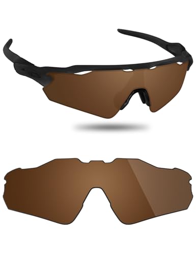 Image of Fiskr Polarized Lenses Replacement Compatible with Oakley Radar EV Path OO9208 Sunglasses, Impact Resistant & Perfect Fit