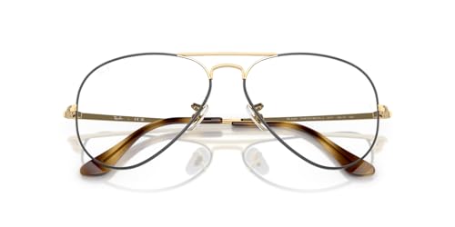 Image of Ray-Ban Unisex Rx6489 Aviator Aviator Prescription Eyeglass Frames
