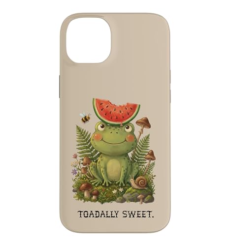 Toadally Sweet Cottagecore Frog �X�C�J �L�m�R �X�}�z�P�[�X iPhone 14 Plus �p