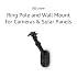 All-New Ring Pole and Wall Mount for Cameras and Solar Panels, Black