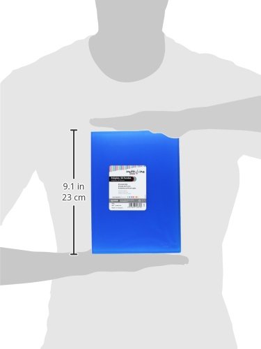 grafoplas 1461730 - 50 Sleeves, Foolscap, Tapas Folder PP, Blue, Folio - Image 4