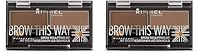 Rimmel London Brow This Way Eyebrow Sculpting Kit #002 - Mid Brown (Pack of 2)