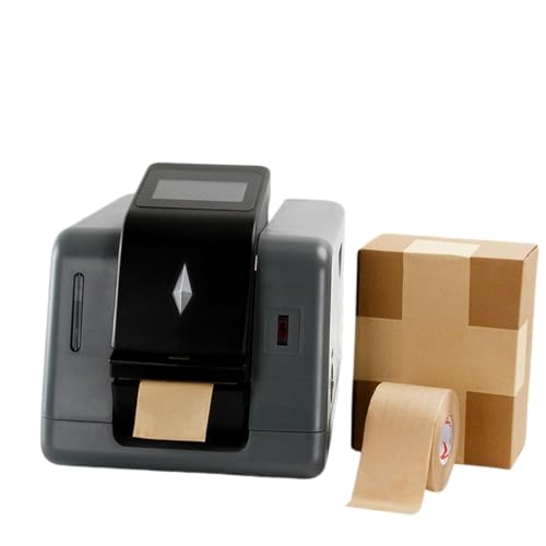 Taglierina elettrica per nastro adesivo, dispenser automatico per nastri gommati attivati dall'acqua, 3 modalità di lavoro, lunghezze preimpostate, adatto per 3-10 cm di larghezza