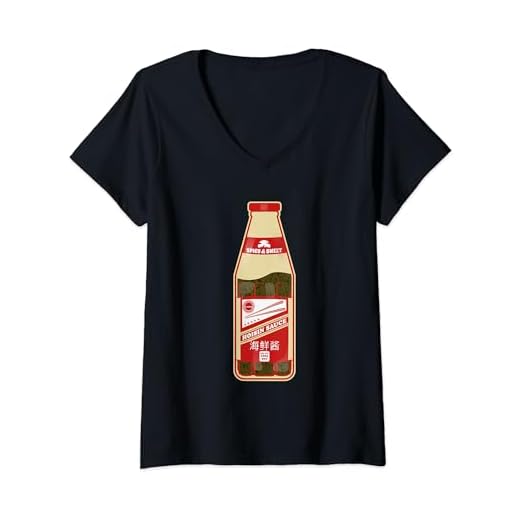 Salsa Hoisin Comida cantonesa Camiseta Cuello V