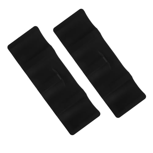 GRIRIW Beverage Storage Cushion 2pcs Silicone Mat Stackable Wine Rack Fridge Can Organizer Random Color