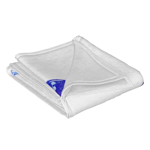 Couverture légère imprimé orque plaid chaud lit canapé couverture douce 127x101 - 5