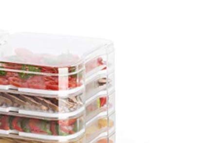 Klarstein Deshidratadora - Apilable, 550 W, Apta lavavajillas, Negro