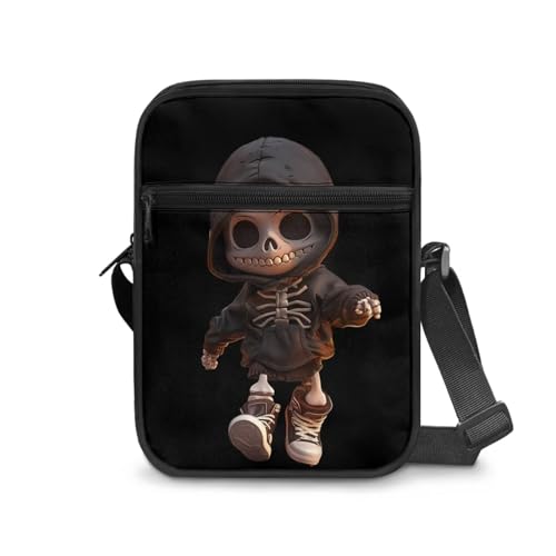 Small Crossbody Shoulder Bags Polyester Satchel Messenger Sling Purse Bag for Women Men