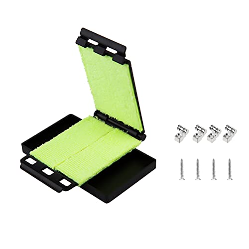 Guitar Fretboard Cleaning Kit, 4Pcs Guitar String Retainers Roller Guitar String Tree With Screws Guitar String Cleaner Compatible With Strat Stratocaster Tele Telecaster Bass Parts #TOP25