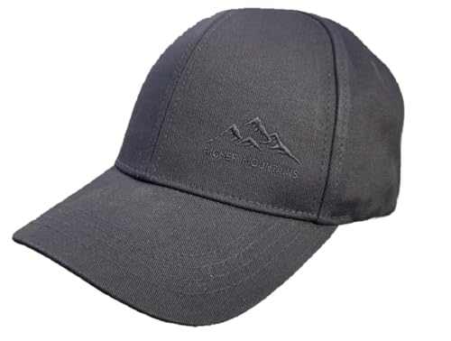 Higher Mountains EMF Protection Hat Cap 5G 4G Faraday Clothing (Black)
