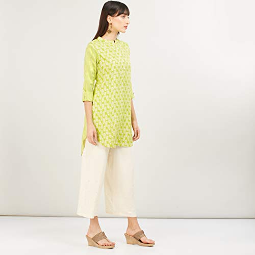 Image of Max Women's Printed High-Low Kurta