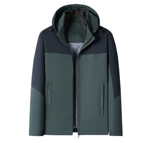 Veste business décontractée haut de gamme - Capuche d'automne homme aux finitions contrastées