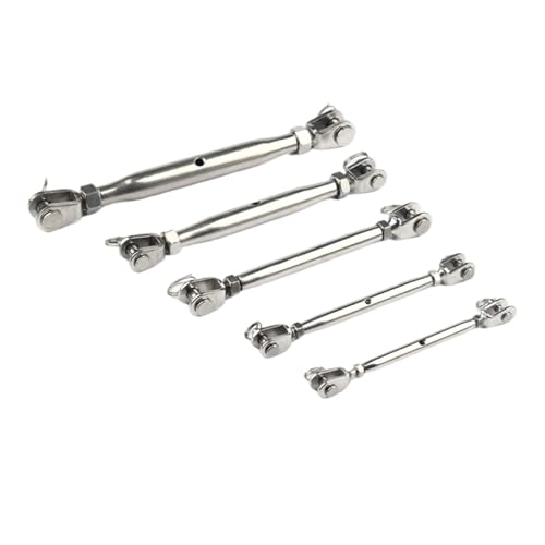 Tensor Quijada cerrado de acero inoxidable 304 M6 - 1 pieza para cables marinos miniatura 1