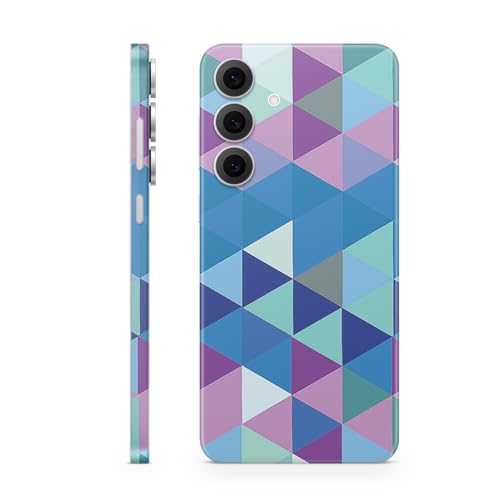Phone Skin Compatible with Samsung Galaxy S25 FE - Purple Kaleidoscope - Premium 3M Vinyl Protective Wrap Decal Cover - Easy to Apply | Crafted in The USA by MightySkins