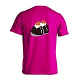 [アートワークスコウベ] 卓球 Tシャツ 半袖 練習着 ドライ ピンポンボール on おにぎり ユニセックス M トロピカルピンク