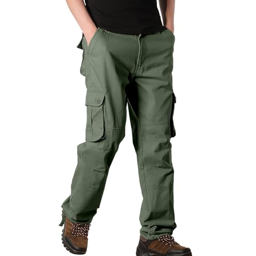 Mens Resort Wear 2025 Cargo Pants, MultiPants - High Stretch Multi-Pocket Durable,Silm Fit Stretch Pant for Men