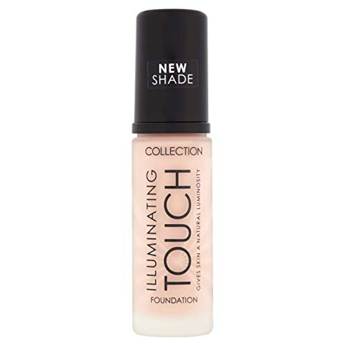 Collection Cosmetics Illuminating Touch Long Lasting, All Day Glow, Medium Coverage Vegan Foundation, 30ml, Warm Ivory