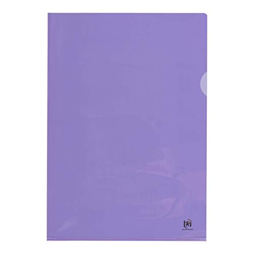 Pochette transparente Premium en PVC rigide ELBA A4 violet de haute qualité