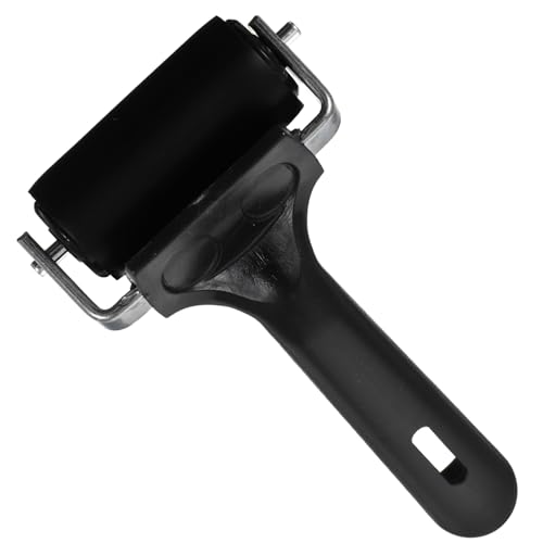 CIMAXIC Ink and Stamping Tools 15cm x 6cm Black Printing Roller with Metal Frame