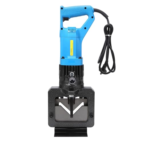 Image of 1200W Electric Angle Steel Cutter 110V Electric Hydraulic Angle Steel Cutting Machine 60Hz for Railway, Bridge, House Building, and Road