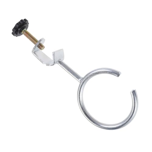 FUNOMOCYA Retort Ring Clamp Retort Experiment Equipment Lab Stand Laboratory Support Ring Stand Clamp Silver