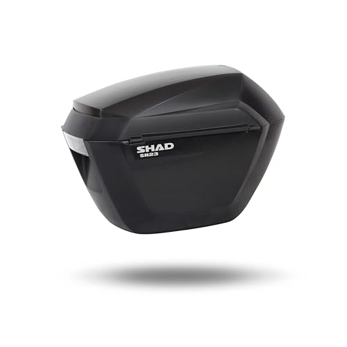 Generico Par de maletas laterales negras para moto compatible con Shad 3P System SH 23 Side Cases
