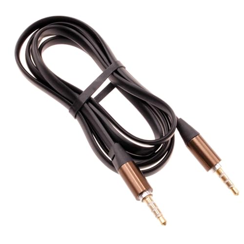 Cable auxiliar plano 3.5mm para audio miniatura 1