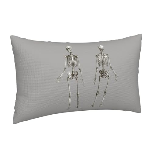 Housse de coussin imitation lin squelette humain de qualite pour canape - 3