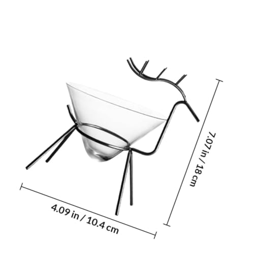 Copa de cóctel de diseño creativo en hierro resistente de 160ml 3