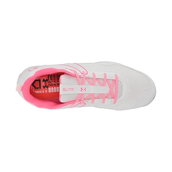 Under Armour Women's Glyde RM Softball Shoe, White (101)/White, 7