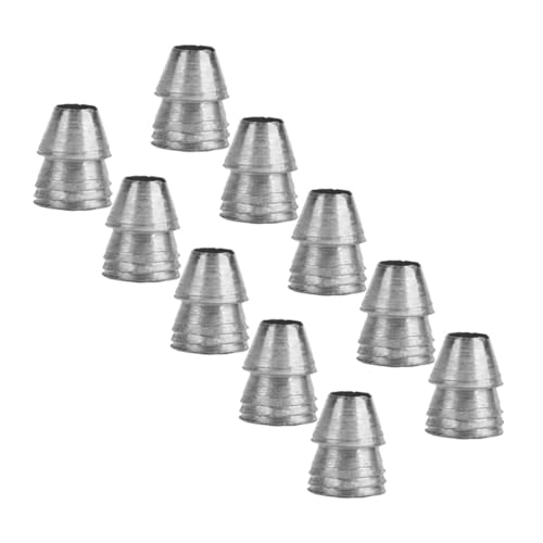 PAMINGONO 10pezzi Cunei in Rotondi Per Manici Martello Accessori Fissaggio e Rinforzo Strumenti Da Carpentiere Cunei Resistenti in Ferro Per Spacco e Installazione Sicura
