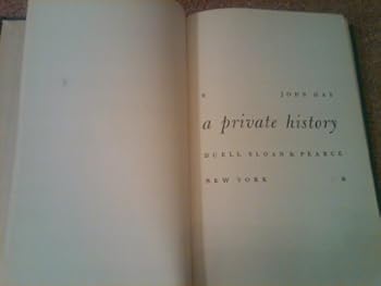 Hardcover A Private History Book