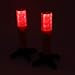 Aolyty 2 LED Emergency Roadside Flashing Flares Red Roadside Beacon Safety Strobe Light Road Warning Magnetic Base Signal Alert Upright Stand Storage Case
