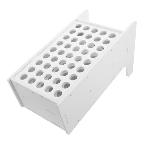 Porte-stylo grosse capacité bois blanc rangement bureau compartimenté - 5