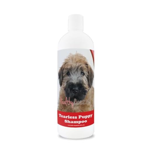 Healthy Breeds Soft Coated Wheaten Terrier Tearless Puppy Dog Shampoo 16 oz