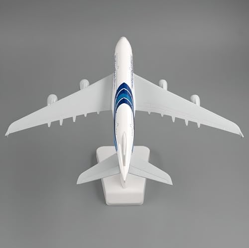 Image of Malaysian Airlines Airbus A380 Diecast Aeroplane Model With Landing Gear - 18Cm, White